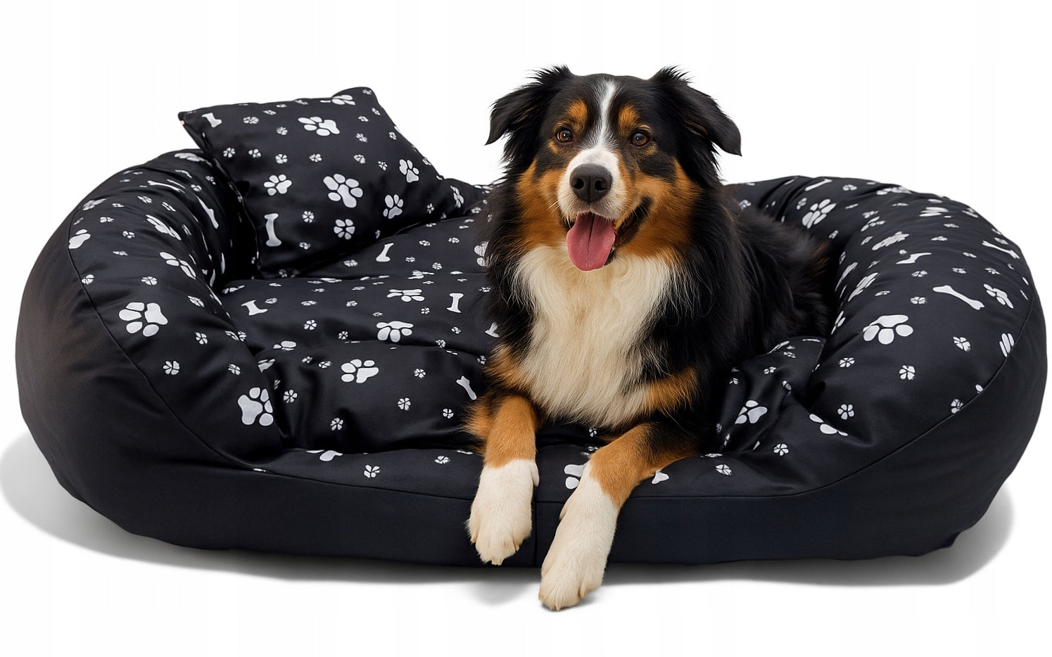 WATERPROOF BED COUCH BED DOG PLAYPEN 110x80 + PILLOW Product width 80 cm