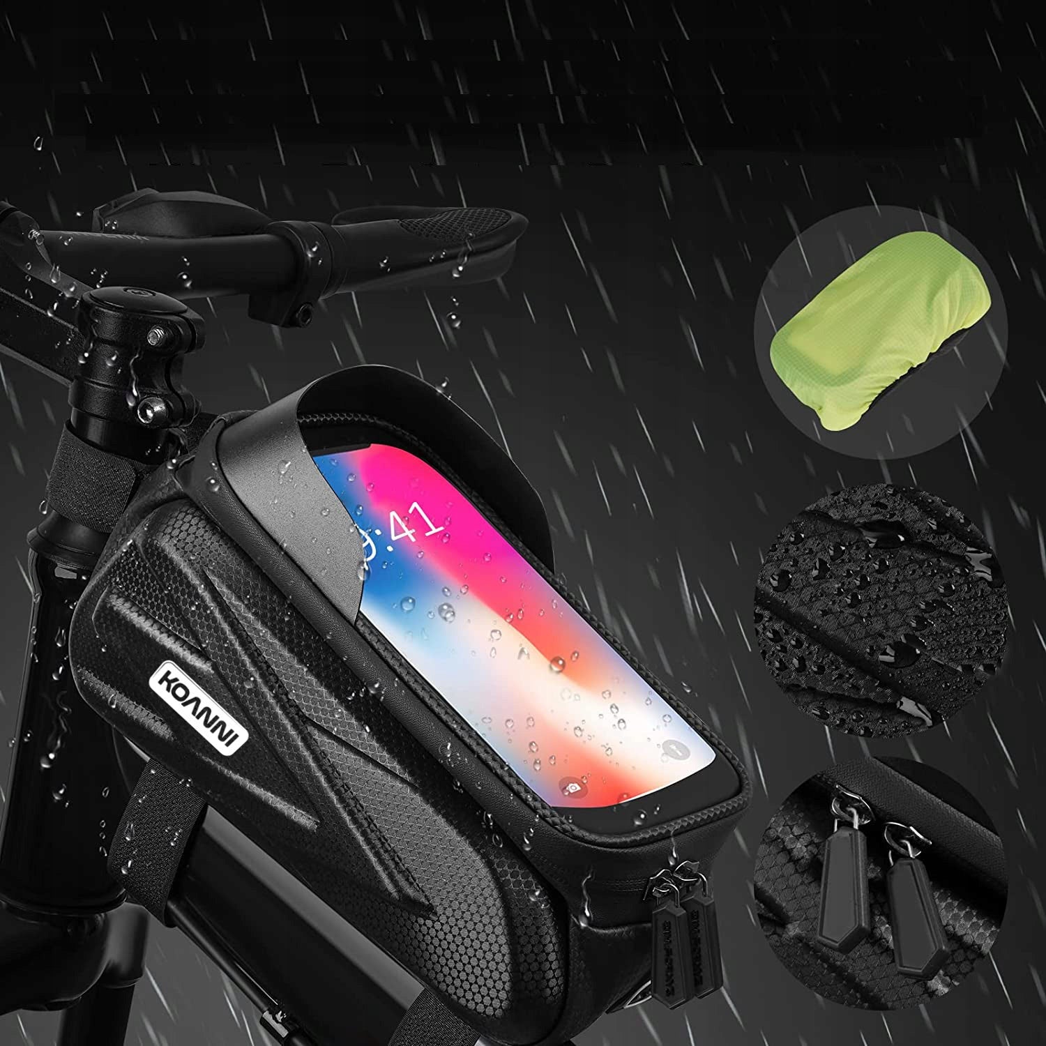WATERPROOF BICYCLE BAG POUCH PHONE HOLDER Manufacturer code hol47  sakwa na rower saszetka Koanni