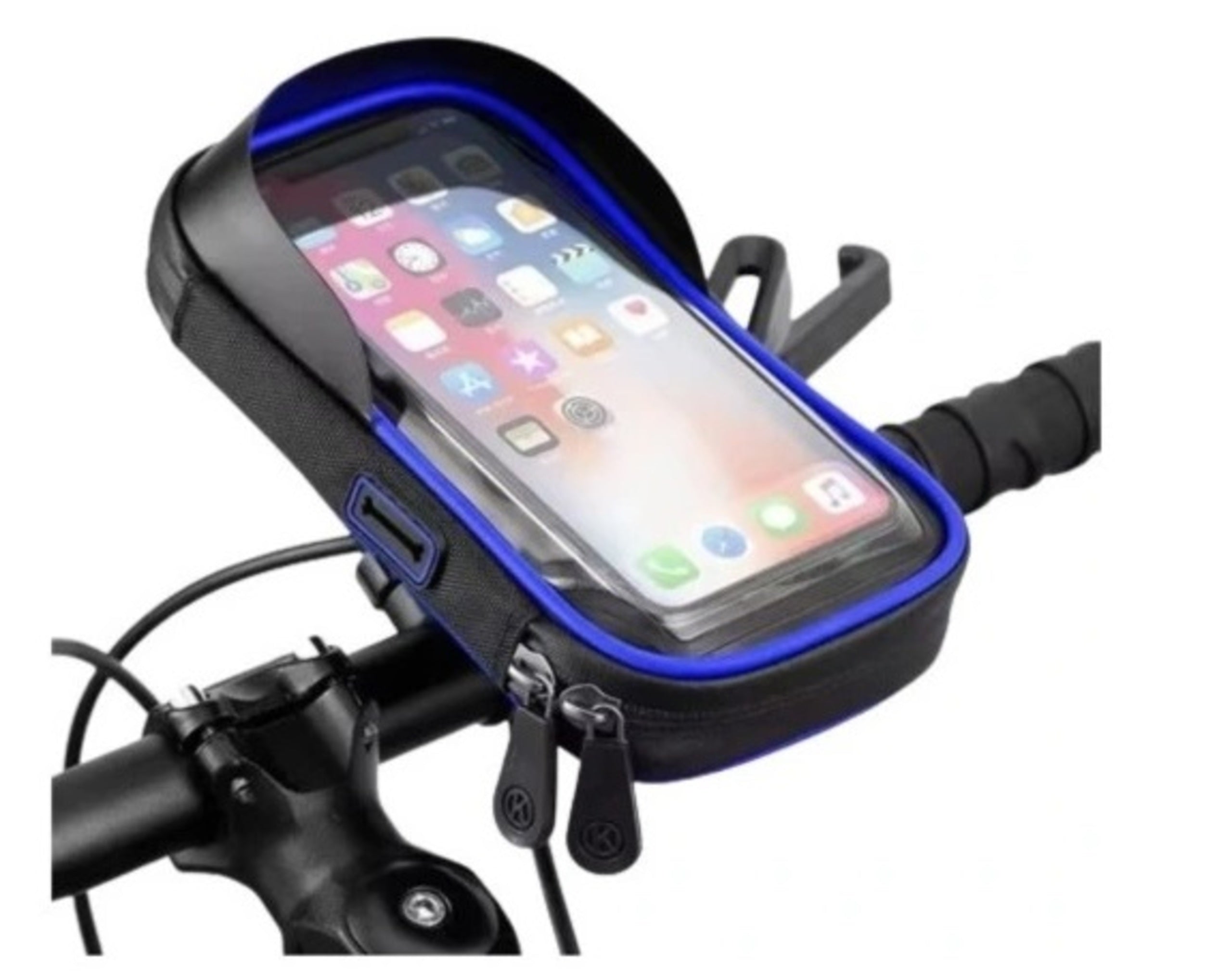 WATERPROOF BICYCLE BAG POUCH PHONE HOLDER SMARTPHONE HANDLEBAR FRAME