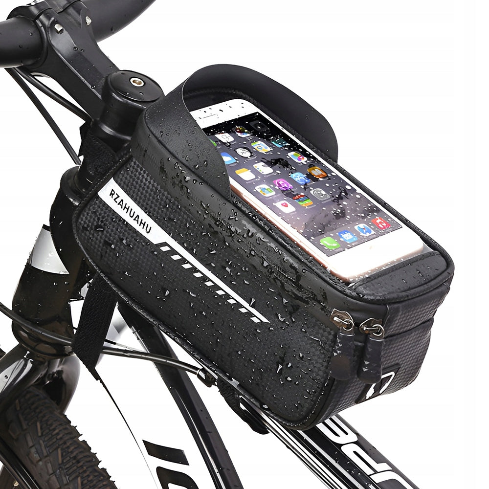 WATERPROOF BICYCLE BAG POUCH PHONE HOLDER SMARTPHONE HANDLEBAR FRAME
