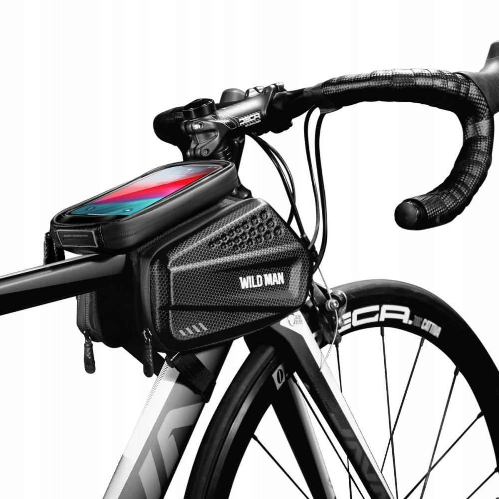 WATERPROOF BICYCLE BAG POUCH WITH DETACHABLE PHONE FRAME CASE Packaging status original