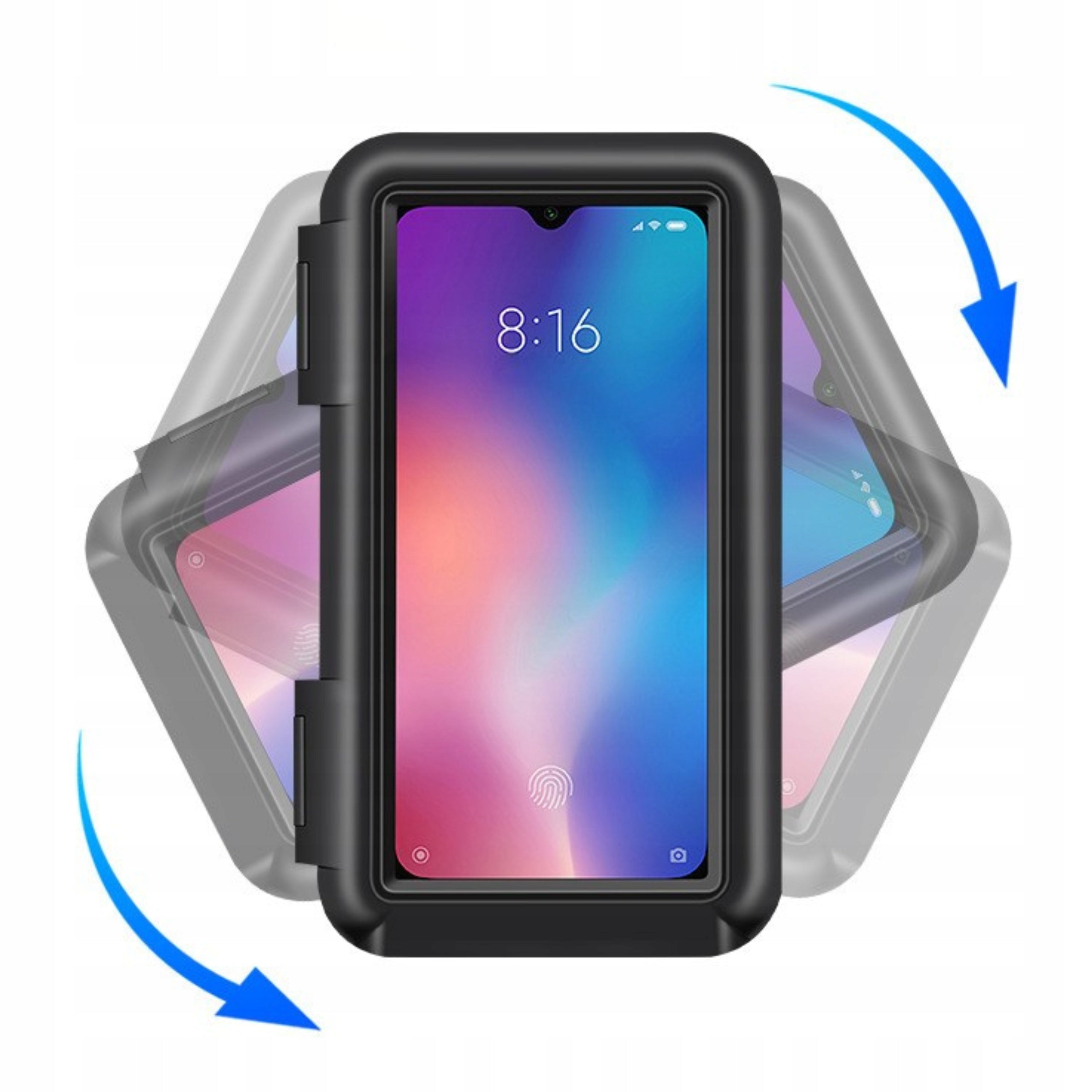 WATERPROOF BICYCLE HOLDER PHONE CASE FOR BICYCLE HANDLEBAR GXR-2 Brand Gearox
