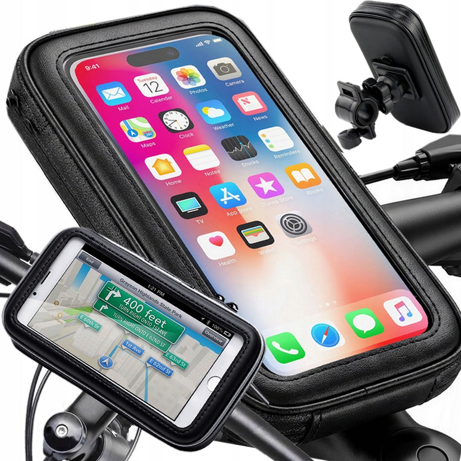 WATERPROOF BICYCLE PHONE HOLDER BIKE HANDLEBAR FOR BICYCLE POUCH