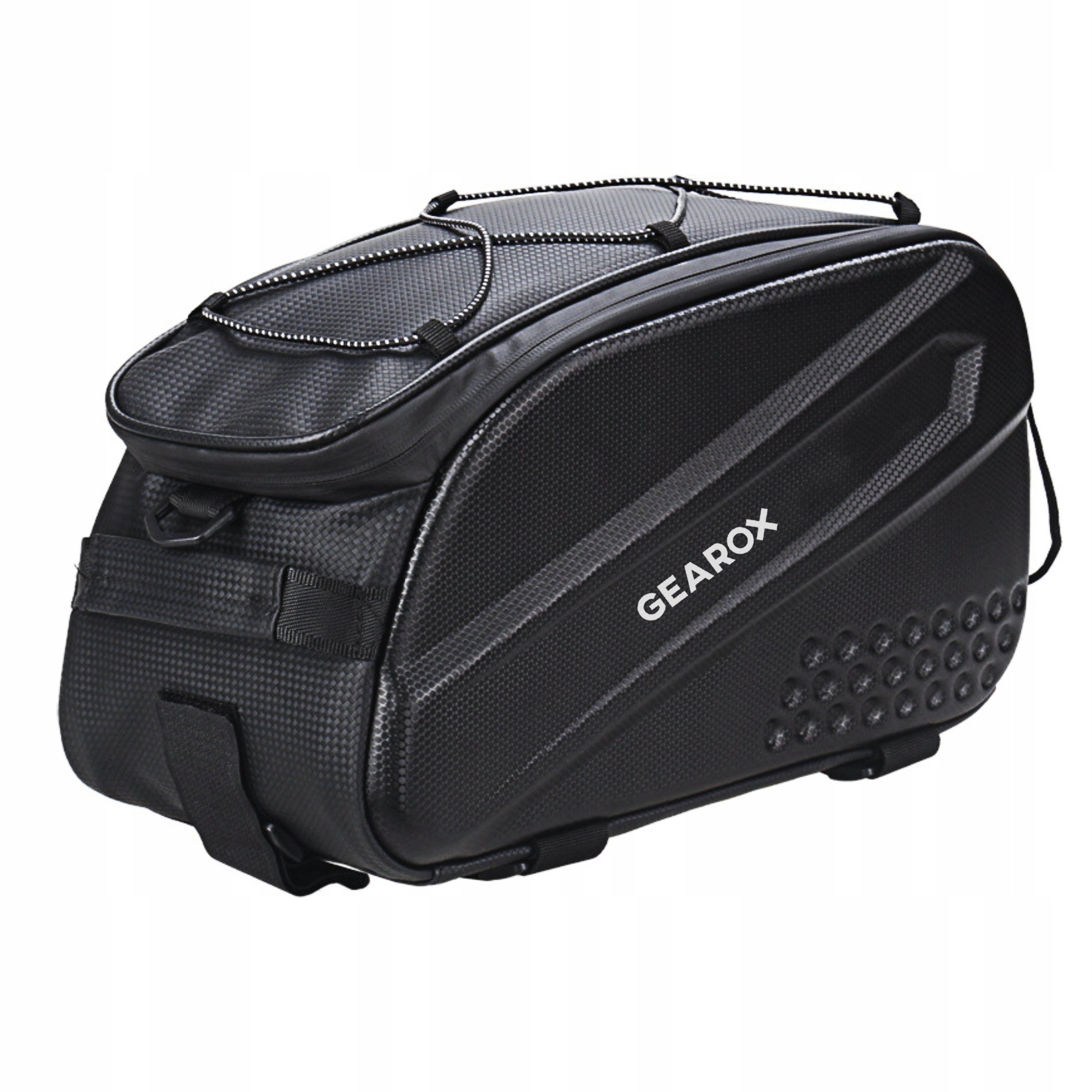 WATERPROOF BICYCLE POUCH FOR LUGGAGE COMPARTMENT ROOMY RIGID BAG 10L GEAROX Packaging status original