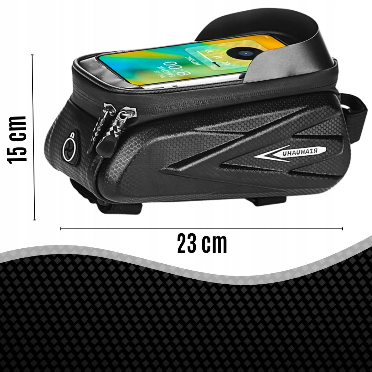WATERPROOF BICYCLE POUCH PHONE CASE BAG FRAME HOLDER POUCH For mobile