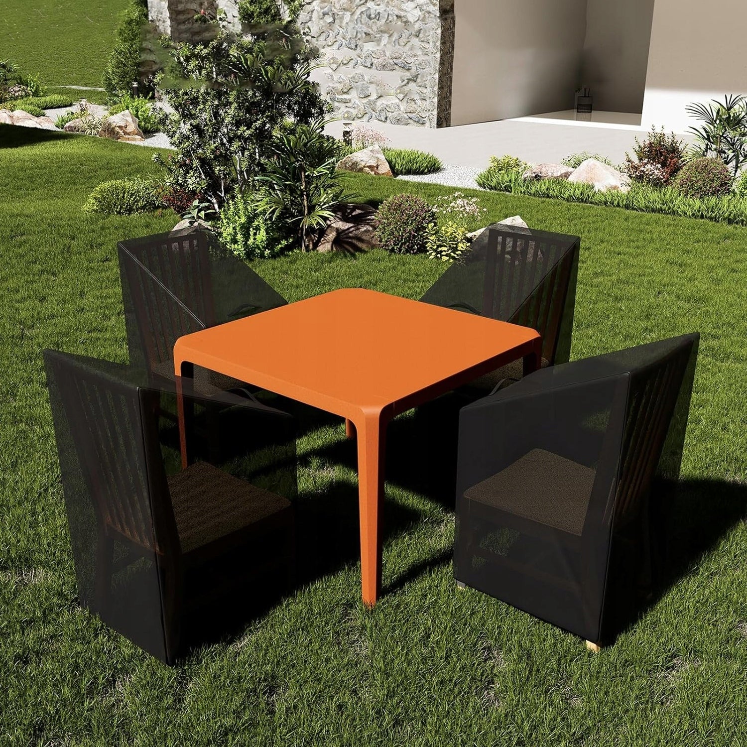 WATERPROOF COVER FOR GARDEN CHAIRS WATERPROOF 70*85*125 CM Product height 125 cm