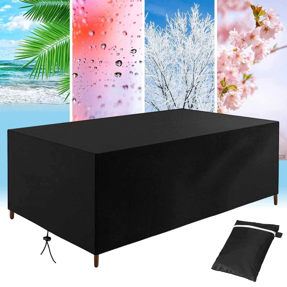 WATERPROOF COVER FOR GARDEN FURNITURE STRONG DURABLE LARGE 213X132X74 CM Manufacturer no brand
