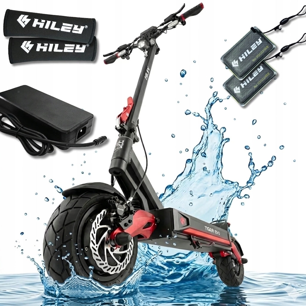 WATERPROOF ELECTRIC SCOOTER HILEY TIGER EVO GTR 2026 2000W 52V 22.AH