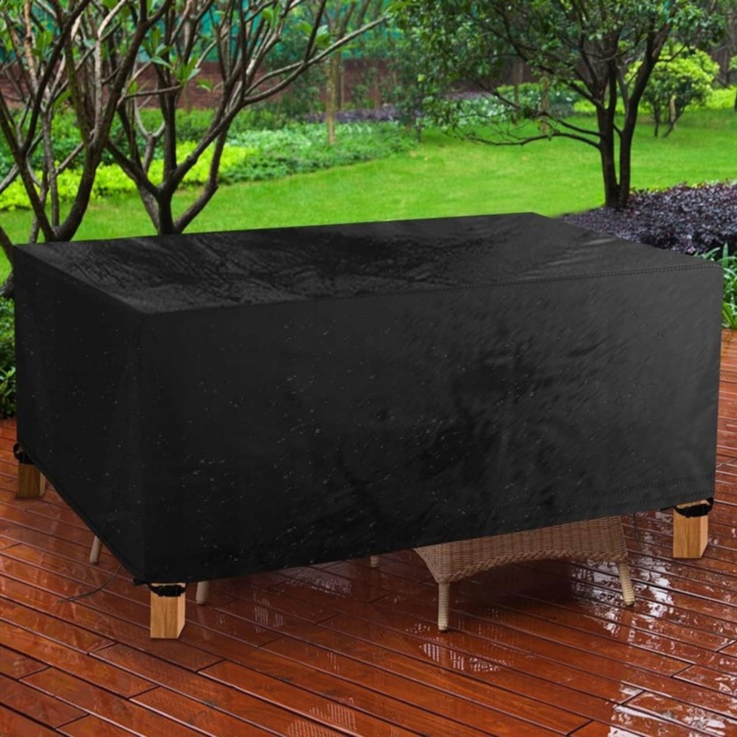 WATERPROOF GARDEN FURNITURE COVER 180x120x74cm STRONG DURABLE Length 180 cm