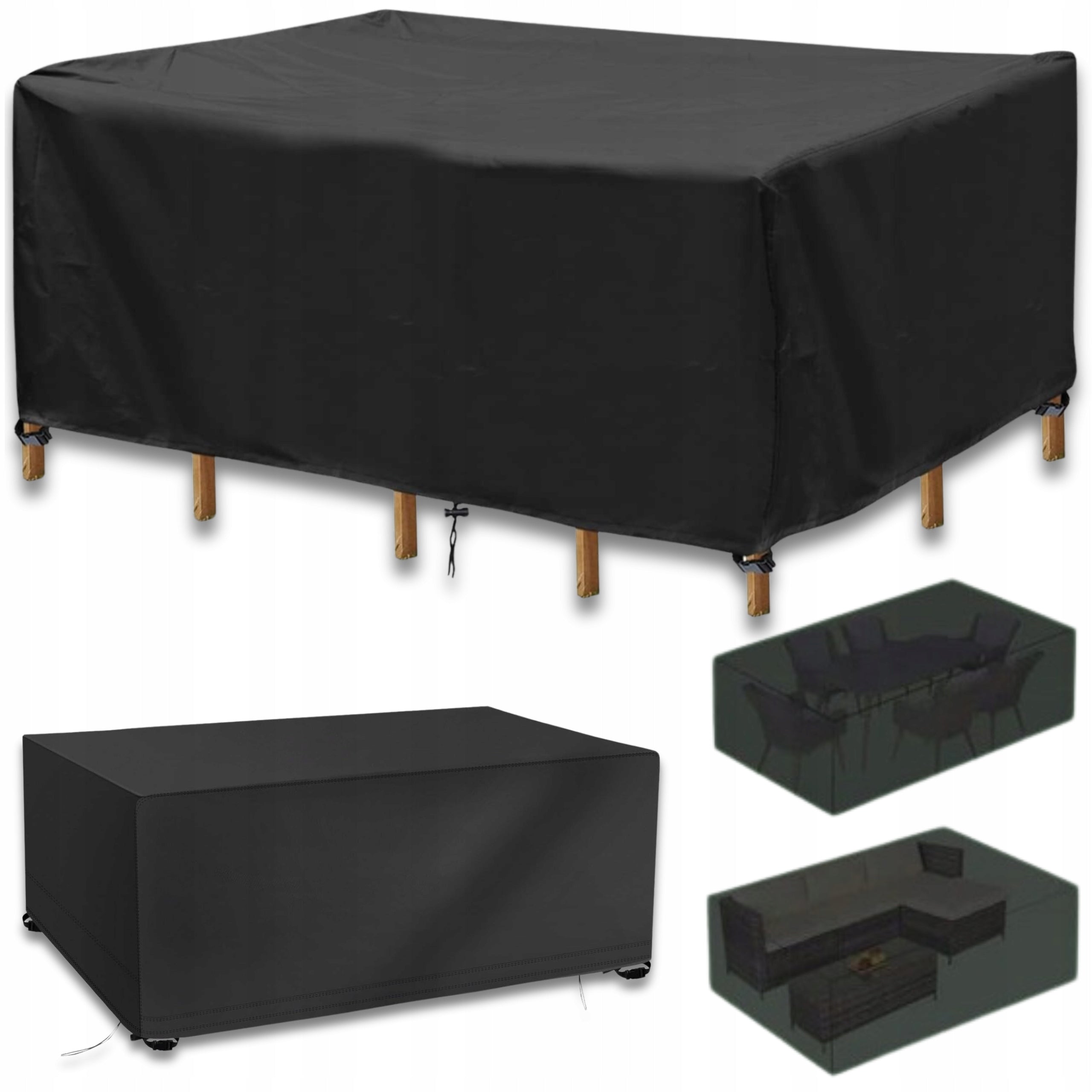 WATERPROOF GARDEN FURNITURE COVER 180x120x74cm STRONG DURABLE