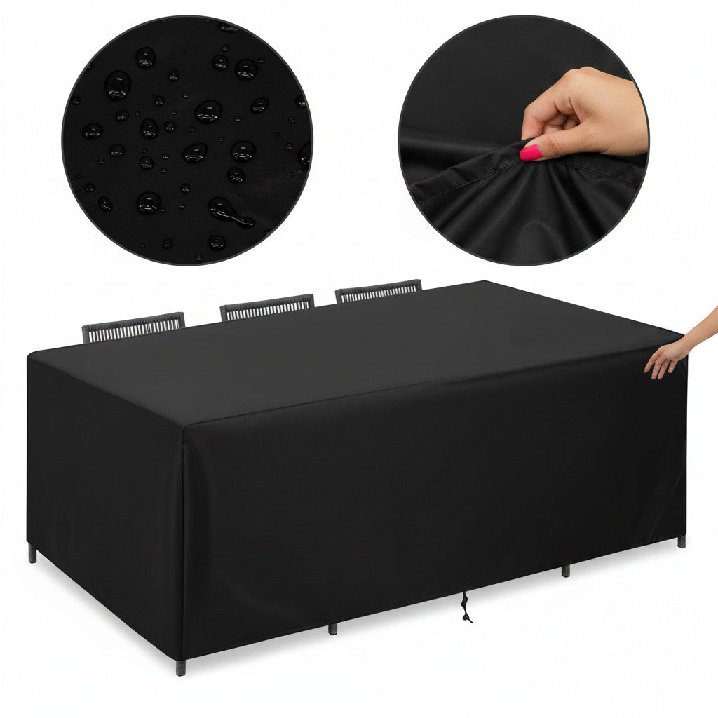 WATERPROOF GARDEN FURNITURE COVER 215x135x105 CM STRONG DURABLE XXL Manufacturer DOMAREX
