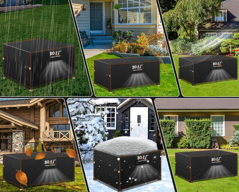 WATERPROOF GARDEN FURNITURE COVER 300x250x70 CM STRONG DURABLE XXL Product width 250 cm