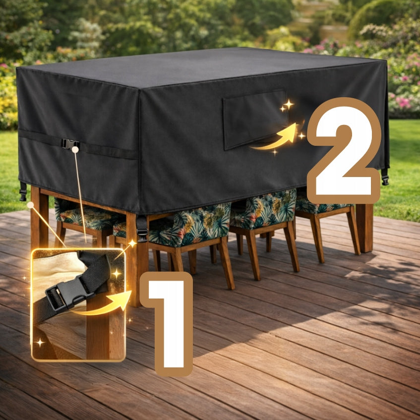 WATERPROOF GARDEN FURNITURE COVER Dimension PRICE PER METER Graphite Beige Product width 1 cm