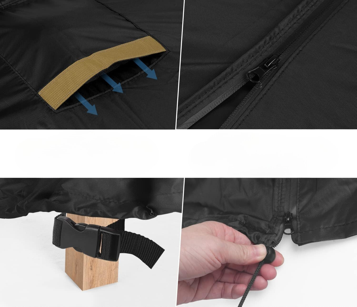 WATERPROOF GARDEN SWING COVER XXL 250x150x160cm WINDPROOF Packaging status original