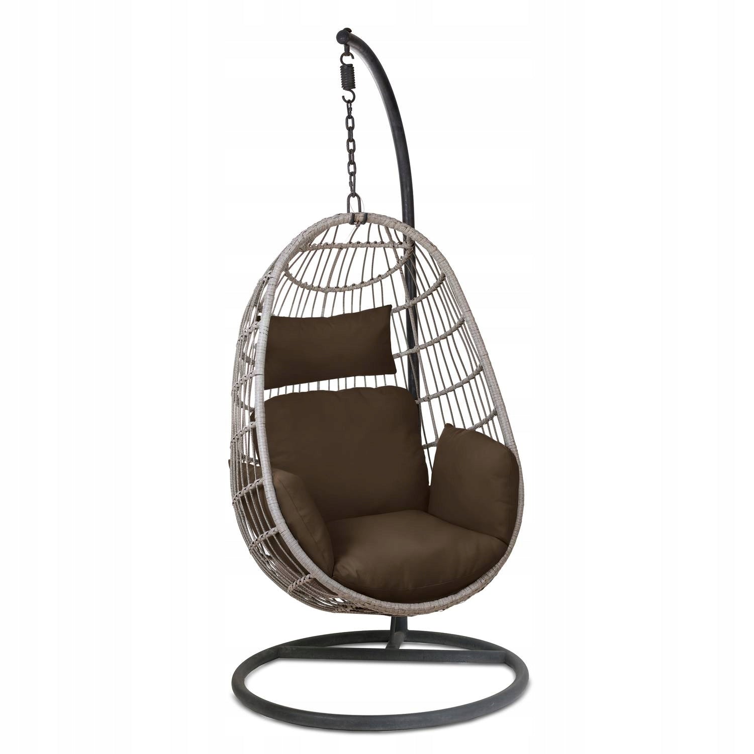 WATERPROOF GARDEN SWING CUSHION CHAIR COCOON HANGING + HEADREST Manufacturer DOMAREX