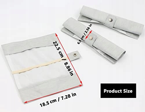 WATERPROOF JUTE CUTLERY BAGS FOR TRAVEL GIFT 3 PIECES fabric Manufacturer code Bez marki