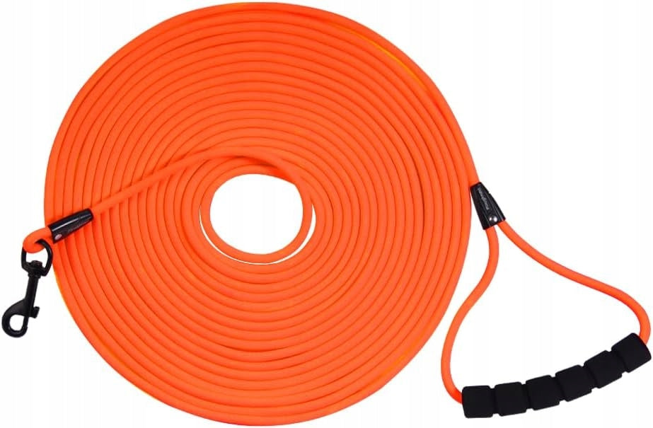 WATERPROOF LEASH FOR DOG TRAINING STRONG 3m Orange