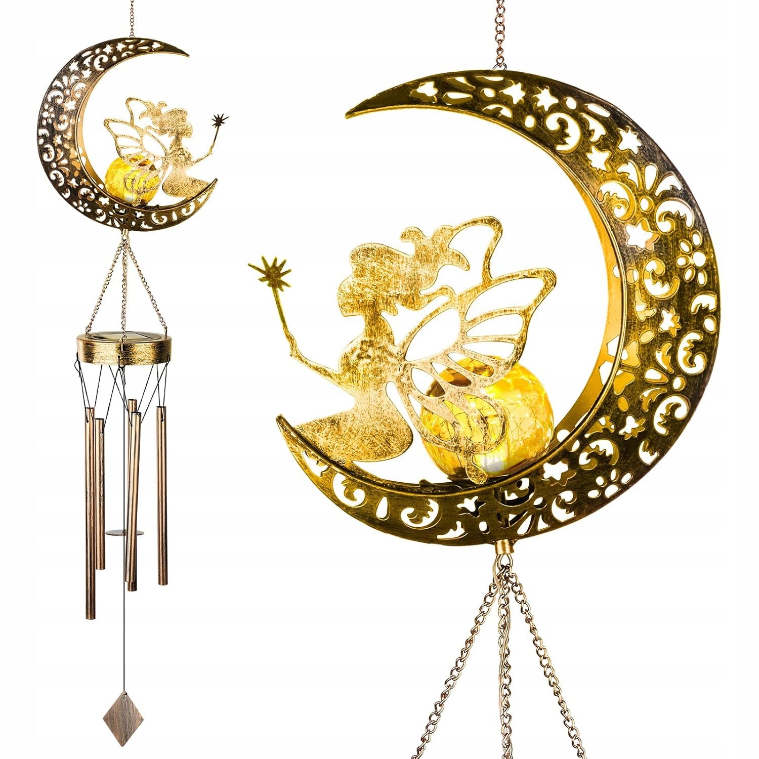 WATERPROOF LIGHT DECORATIVE BELLS, SOLAR LAMP, PENDANT LAMP Packaging status original