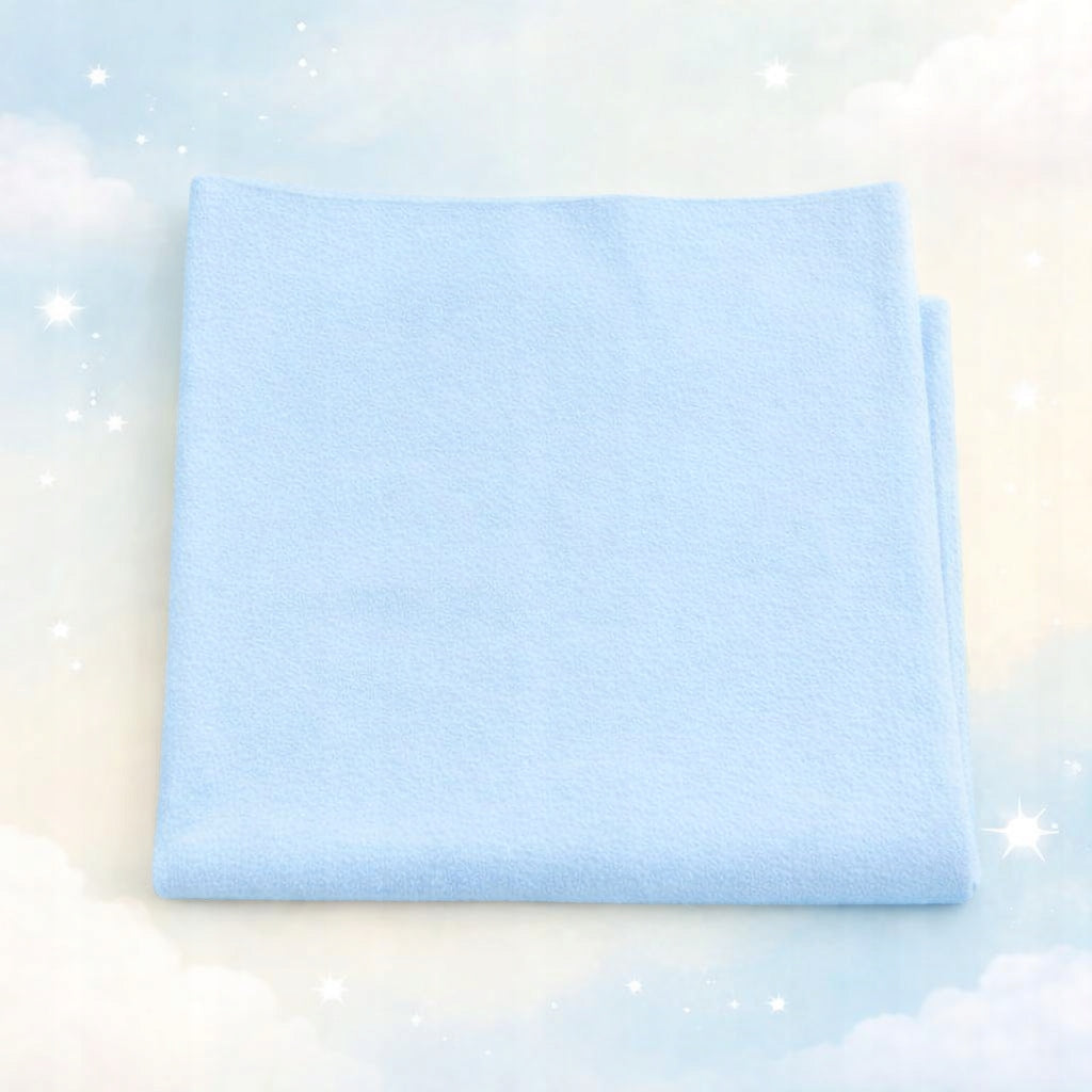 WATERPROOF MAT 120x60 cm waterproof TERRY BACKING for cot BLUE Medical device no