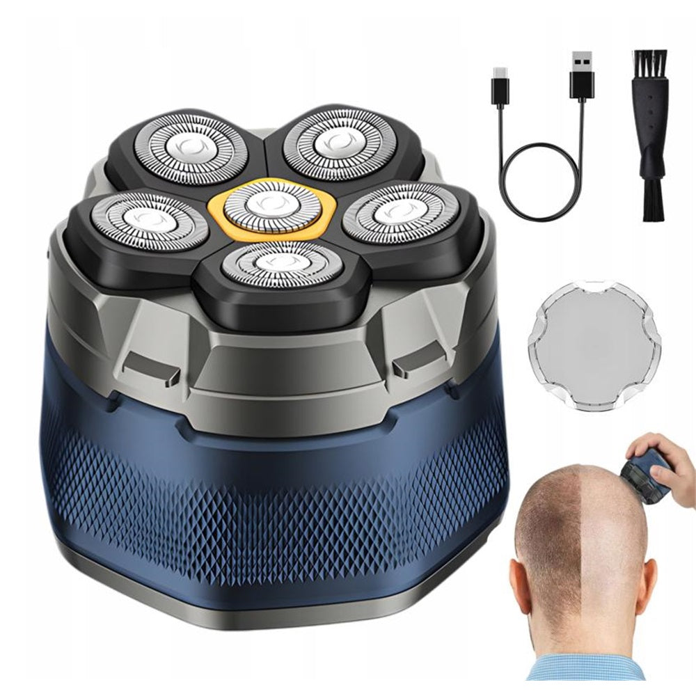 WATERPROOF MEN'S SHAVER FOR FACE AND HEAD MAGNETIC HEAD 6D Brand no brand