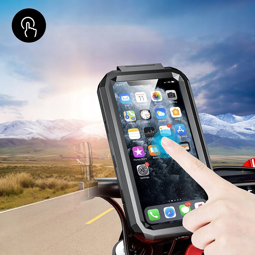 WATERPROOF MOTORCYCLE BIKE HOLDER FOR PHONE 360° Rotating EAN (GTIN) 6905251834715