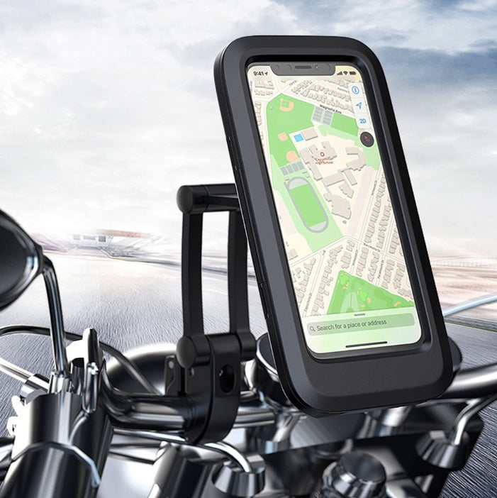 WATERPROOF MOTORCYCLE BIKE HOLDER FOR PHONE FROM 4,5" TO 6,7" Packaging status original