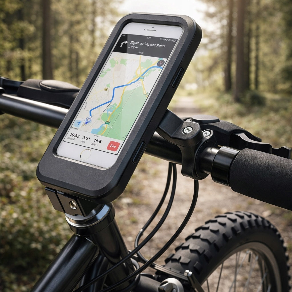 WATERPROOF MOTORCYCLE BIKE HOLDER FOR PHONE SCOOTER ADJUSTABLE For mobile