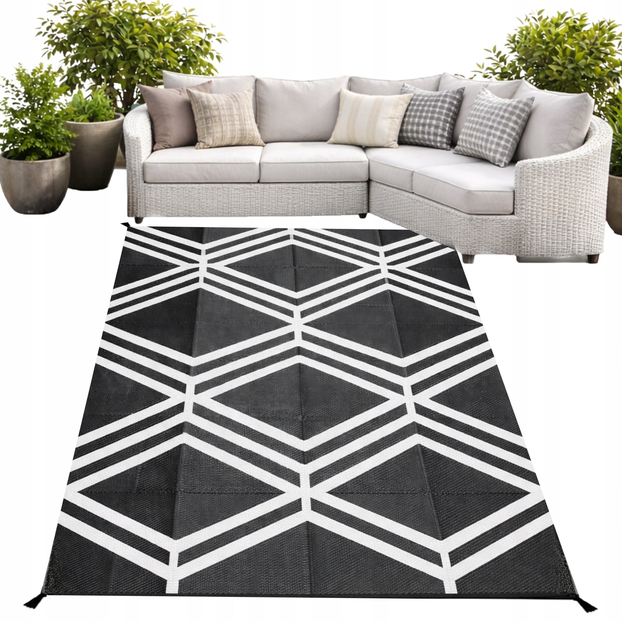WATERPROOF OUTDOOR CARPET 120x180 TERRACE BALCONY DOUBLE SIDED TERRACE