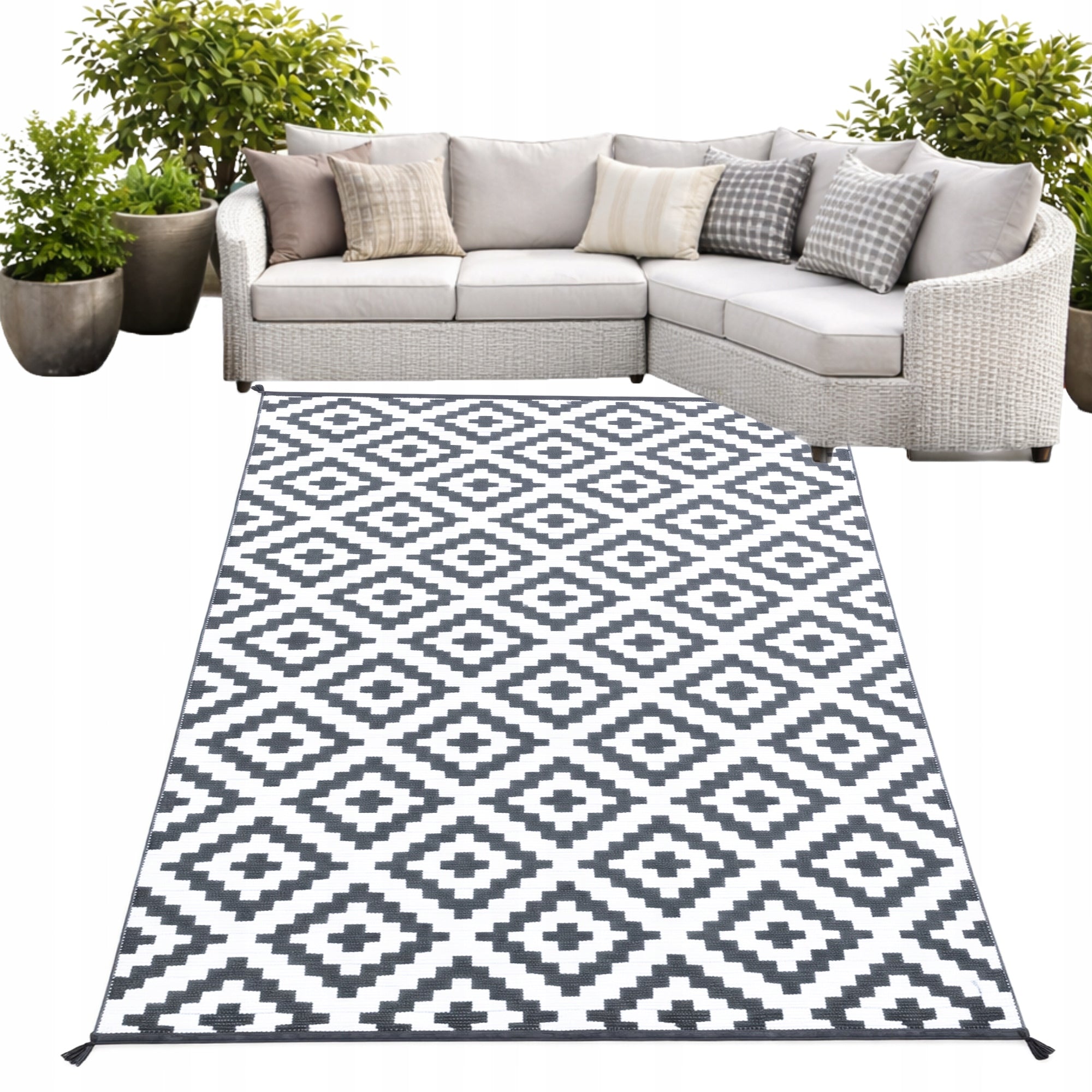WATERPROOF OUTDOOR CARPET 120x180 TERRACE BALCONY TERRACE DOUBLE SIDED