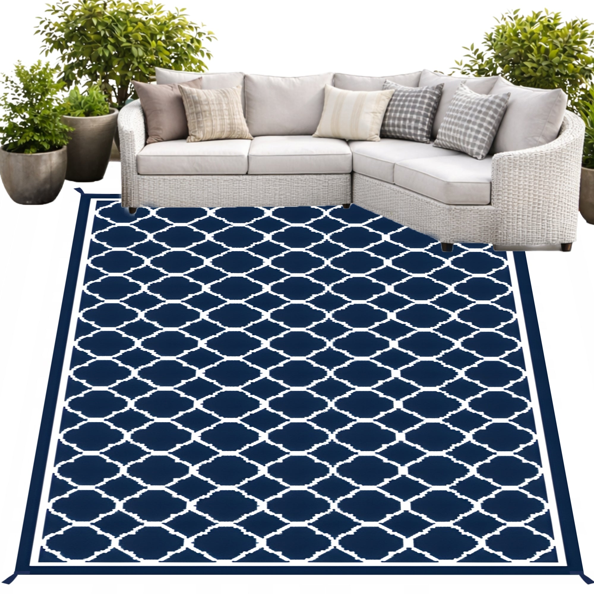 WATERPROOF OUTDOOR CARPET 160x230 TERRACE BALCONY DOUBLE SIDED TERRACE