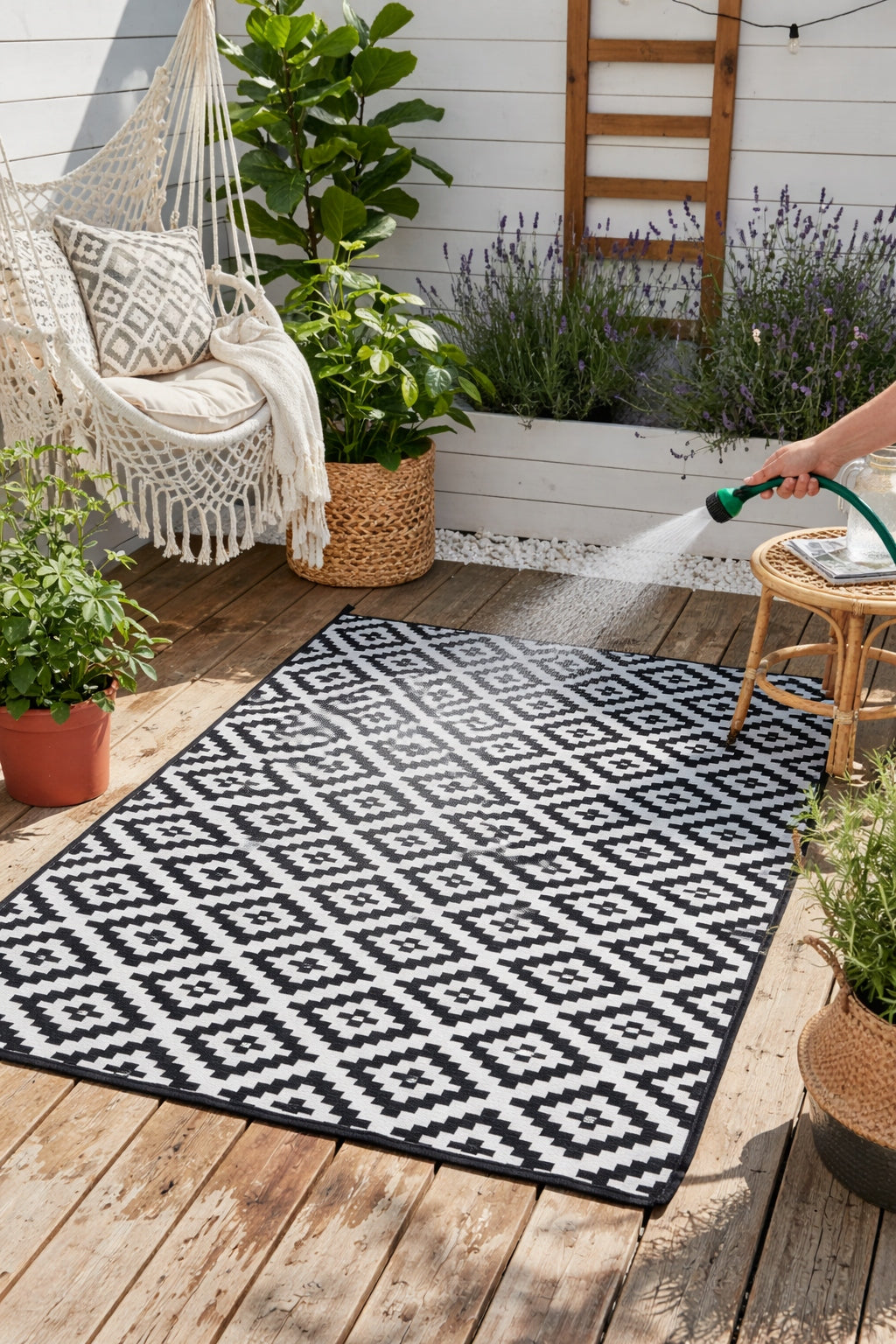 WATERPROOF OUTDOOR CARPET 240x300 TERRACE BALCONY TERRACE DOUBLE SIDED Product width 240 cm