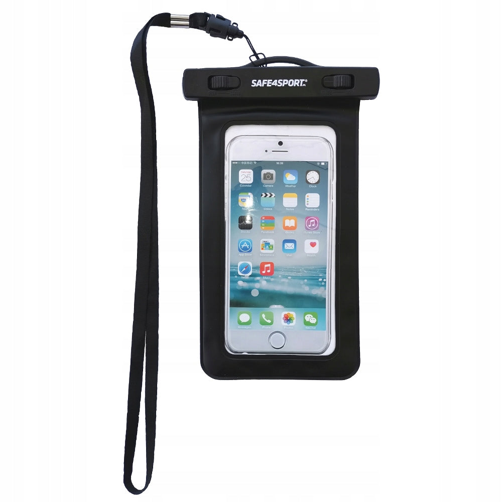 WATERPROOF PHONE CASE 6,9" LARGE COVER Color black