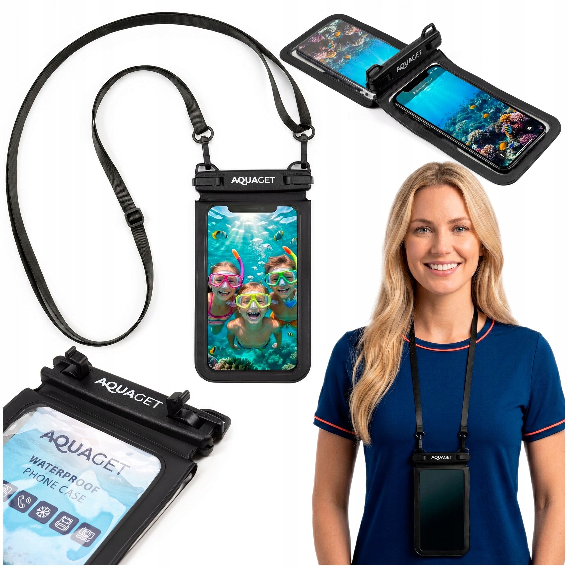 WATERPROOF PHONE CASE beach kayak WATERPROOF Dive COVER