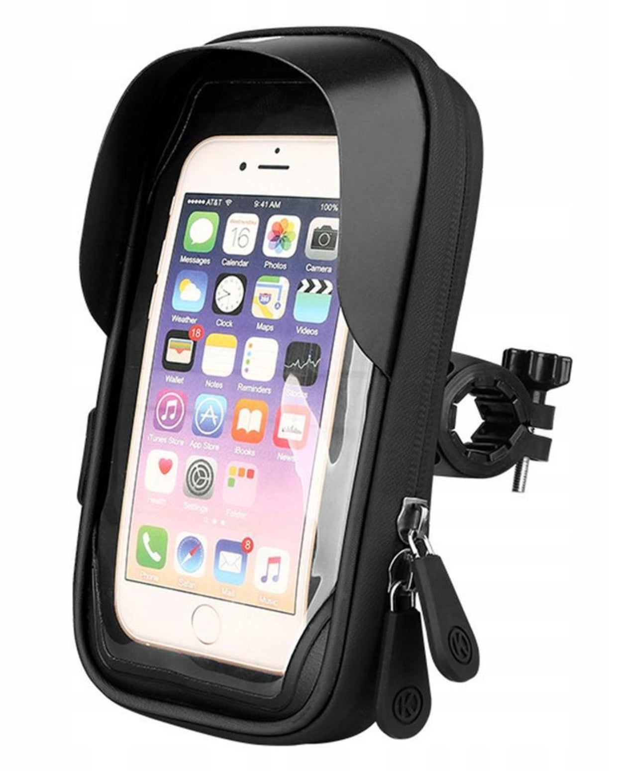 WATERPROOF PHONE HOLDER GPS BIKE 4-6,5″ VISOR