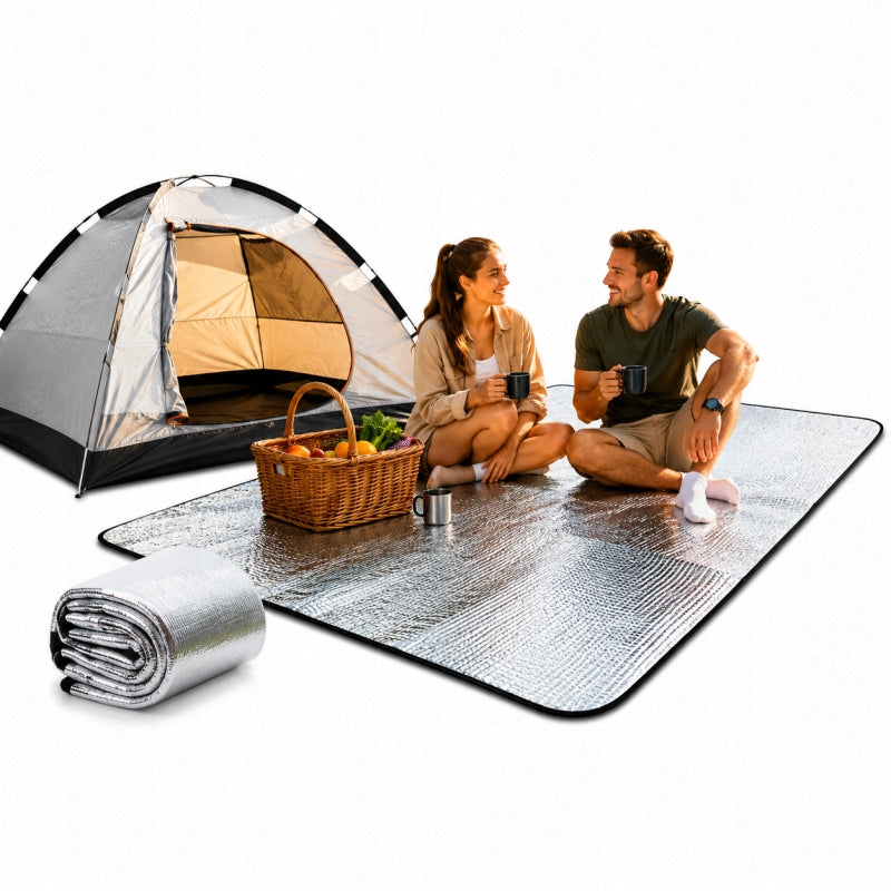 WATERPROOF PICNIC MAT FOR CAMPING BEACH UNDER TENT FOR PARK 200x200 cm