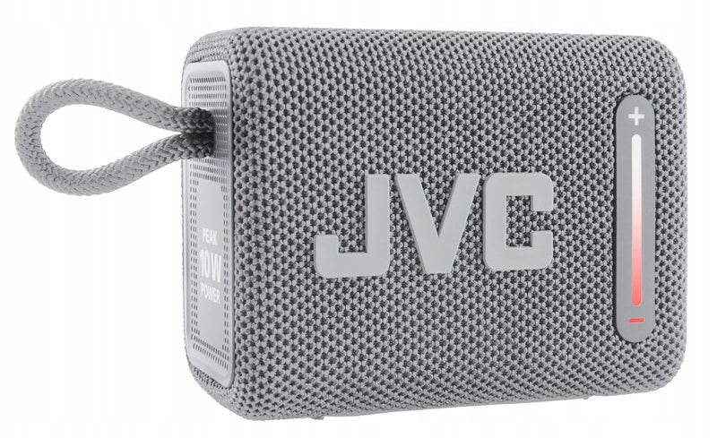 WATERPROOF PORTABLE SPEAKER JVC XS-E114G 5W BT Bluetooth MOBILE BT GREY Manufacturer code XS-E114B