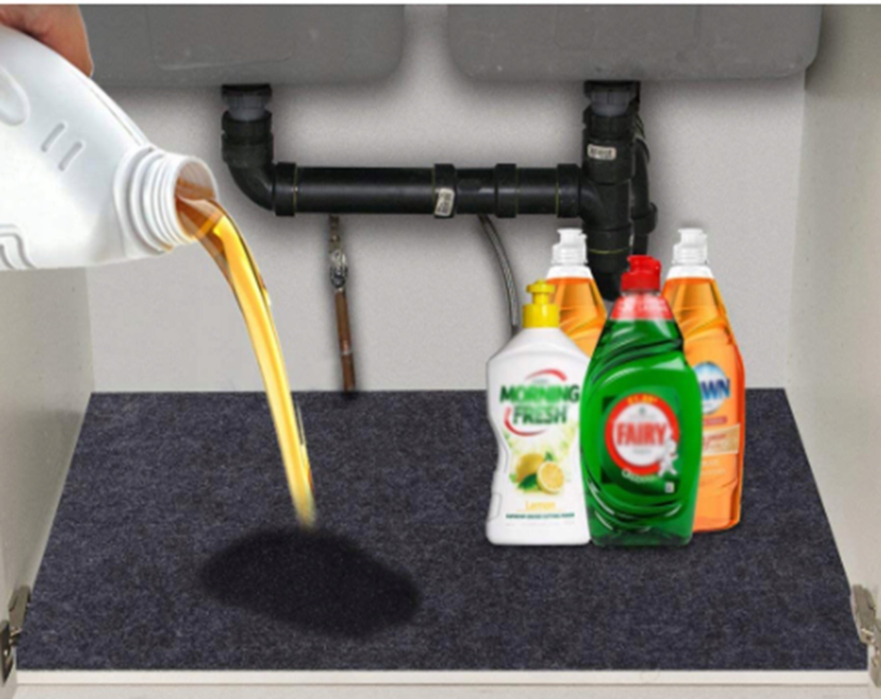 WATERPROOF PROTECTIVE MAT NON-SLIP FOR SINK BOSSES TRUNK 74x61 Manufacturer code MST1