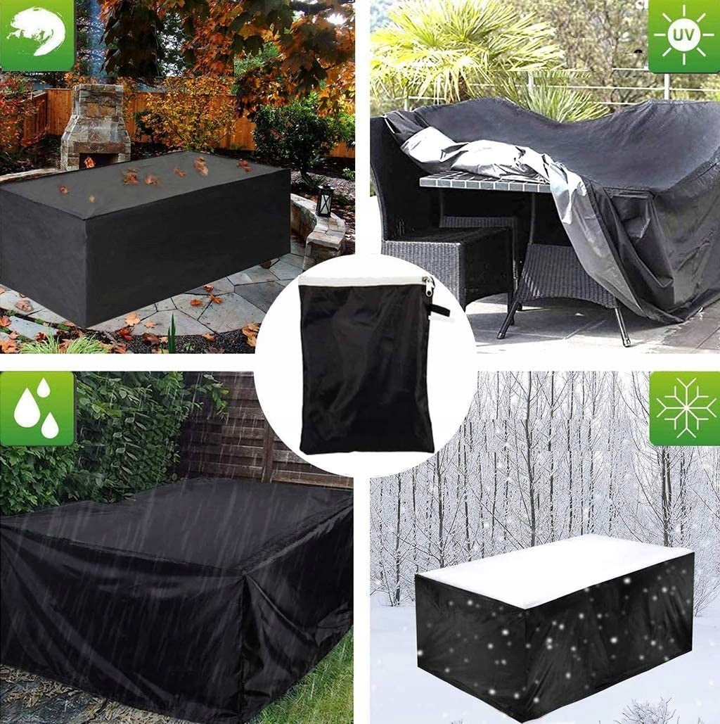 WATERPROOF TARPAULIN COVER FOR GARDEN FURNITURE 308x138x98 XXL Kind for set