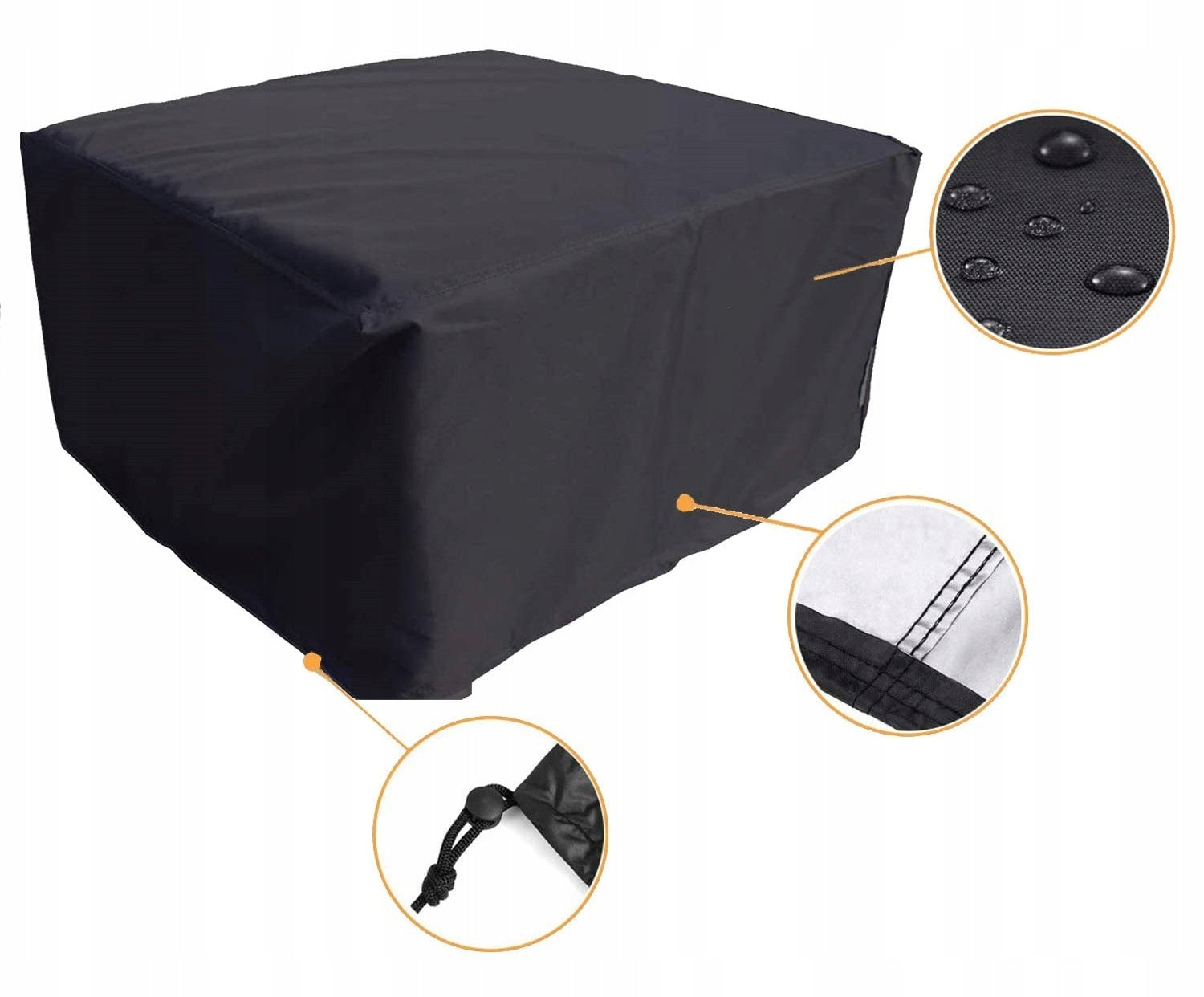 WATERPROOF TARPAULIN COVER FOR GARDEN FURNITURE 308x138x98 XXL Length 308 cm