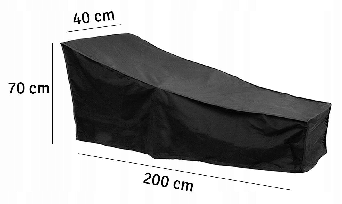 WATERPROOF TARPAULIN COVER FOR GARDEN SUN LOUNGER PROTECTIVE 200x70x40 CM Manufacturer code APT_AG698A