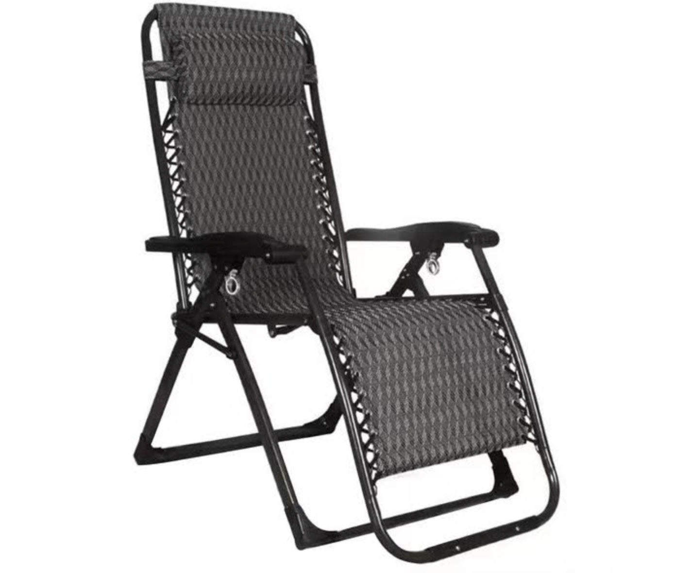 WATERPROOF UNIVERSAL REPLACEMENT MATERIAL FOR SUN LOUNGER BLACK 160x43 CM Packaging status original
