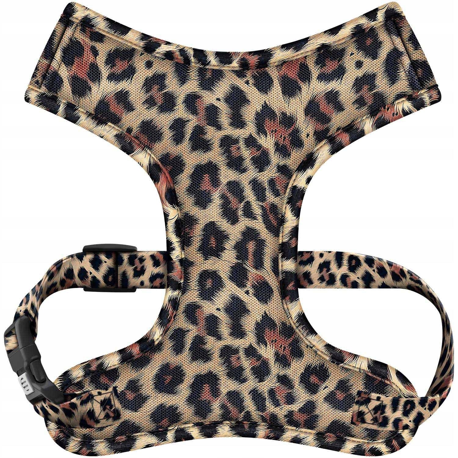 WAUDOG Mesh dog harness breathable with QR address card, "Lampart" pattern, L Packaging status original