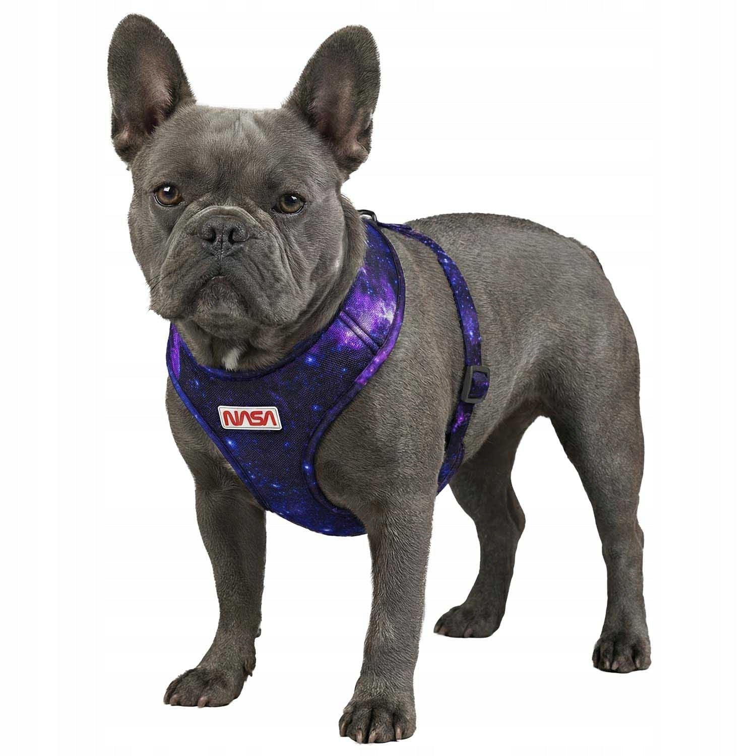 WAUDOG Mesh dog harness breathable with QR address card, pattern "NASA21", L Manufacturer code 235-0148