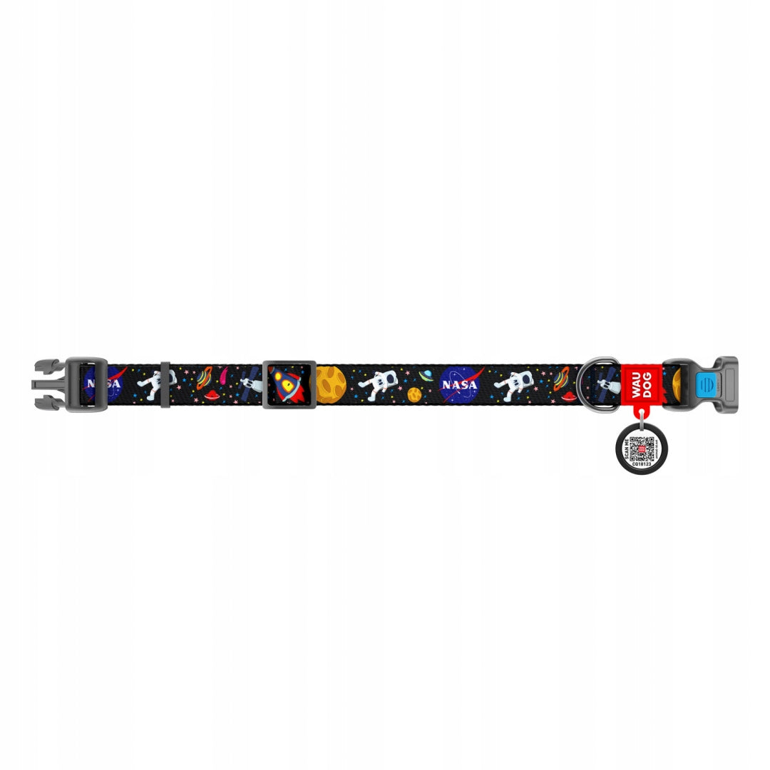WAUDOG nylon collar adjustable for dog NASA M circumference 28-40cm Manufacturer code 4749