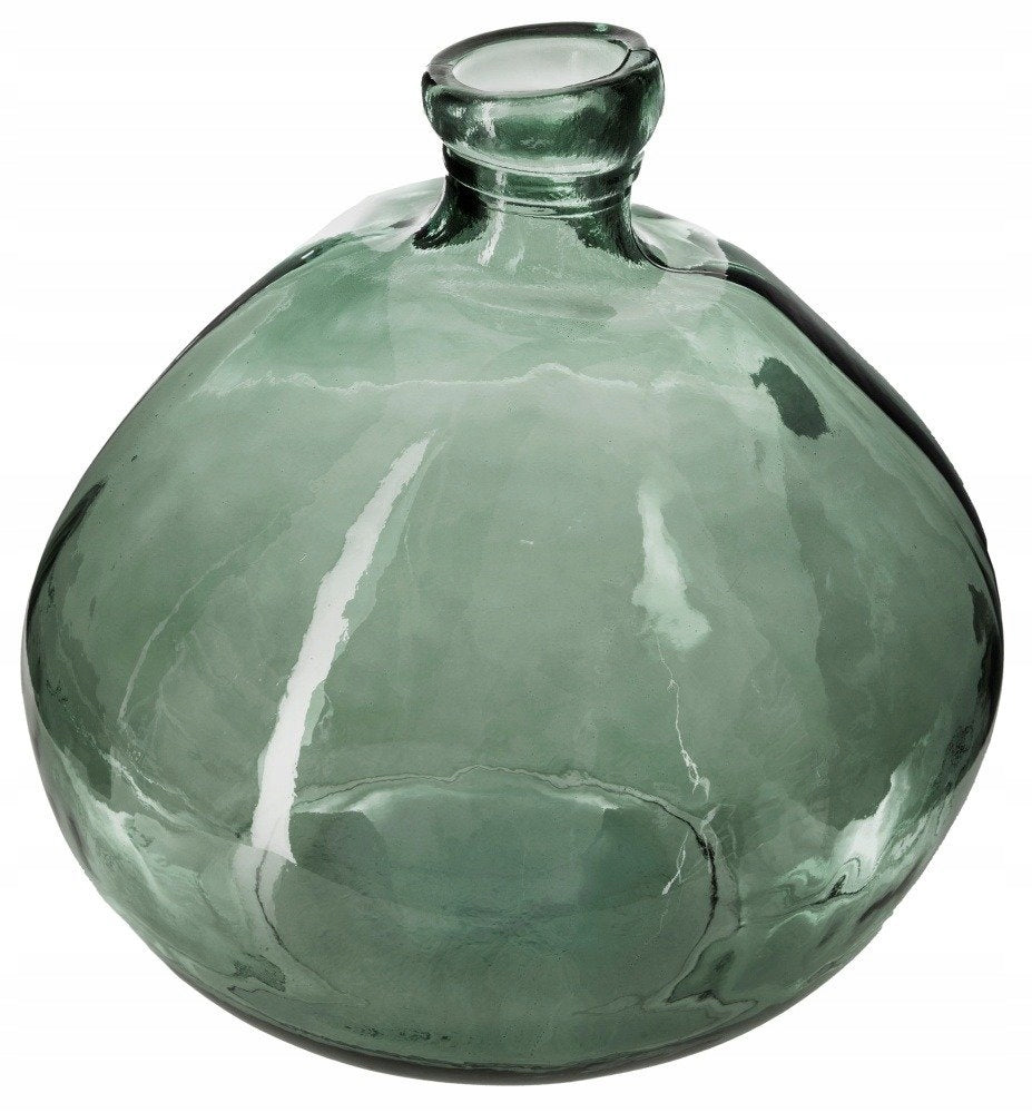 Grüne Vase aus gehärtetem Glas GRASS 33cm 