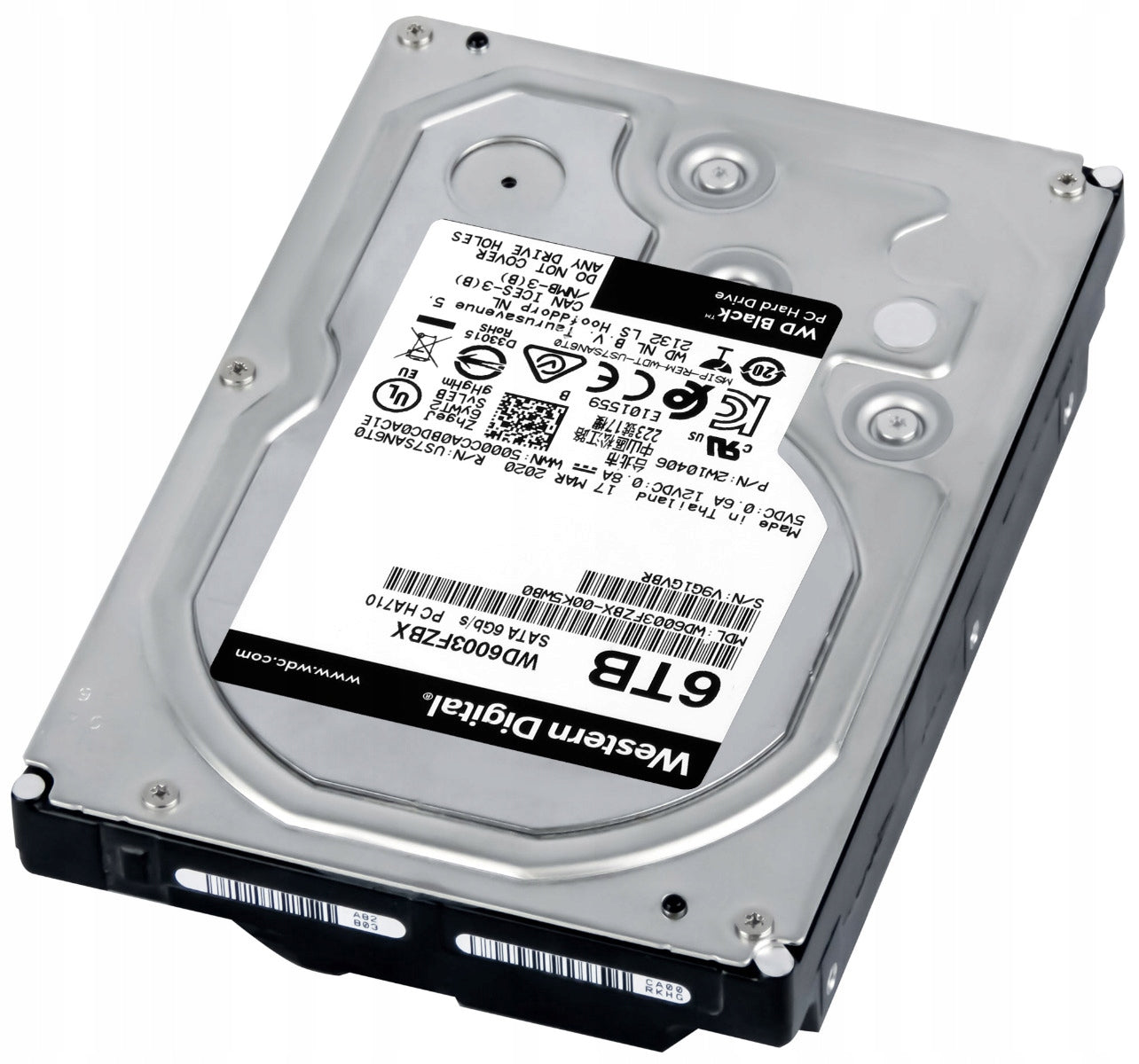 Western Digital Black 6 TB, SATA/600 (WD6003FZBX) 