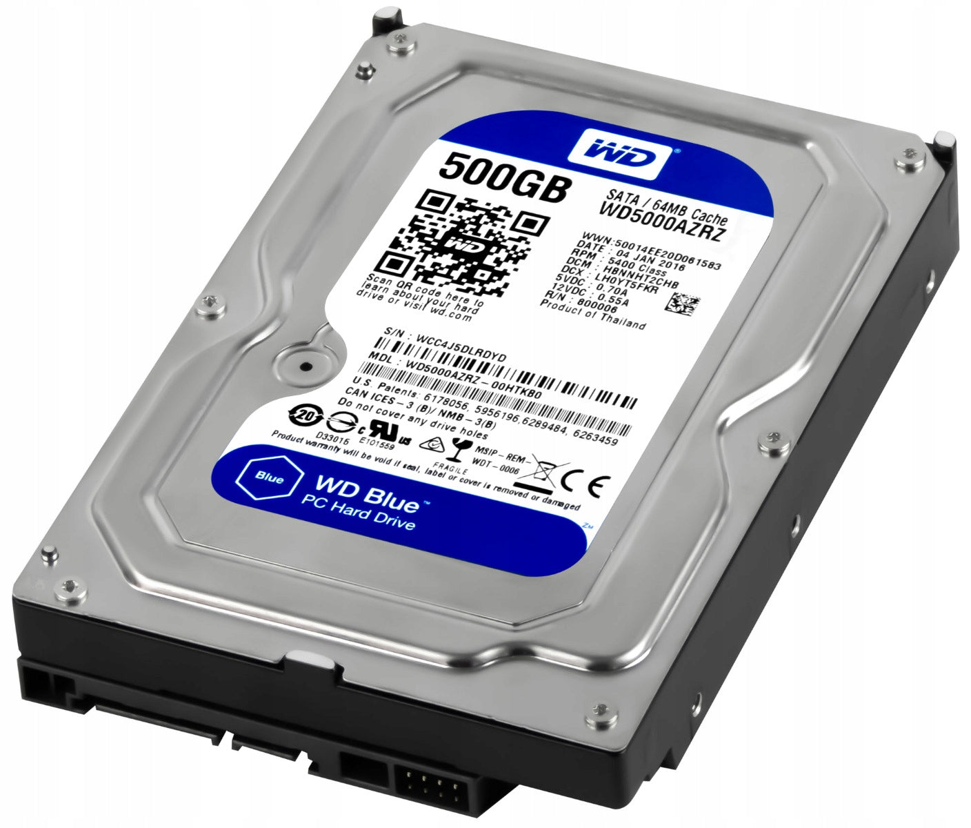 Western Digital WD Blue 500 GB (WD5000AZRZ) 