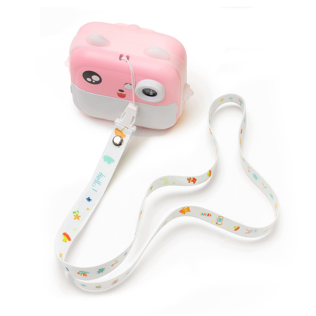 WDT-01 Mini Thermal Printer with Camera for Kids - Pink Model 4903150437183