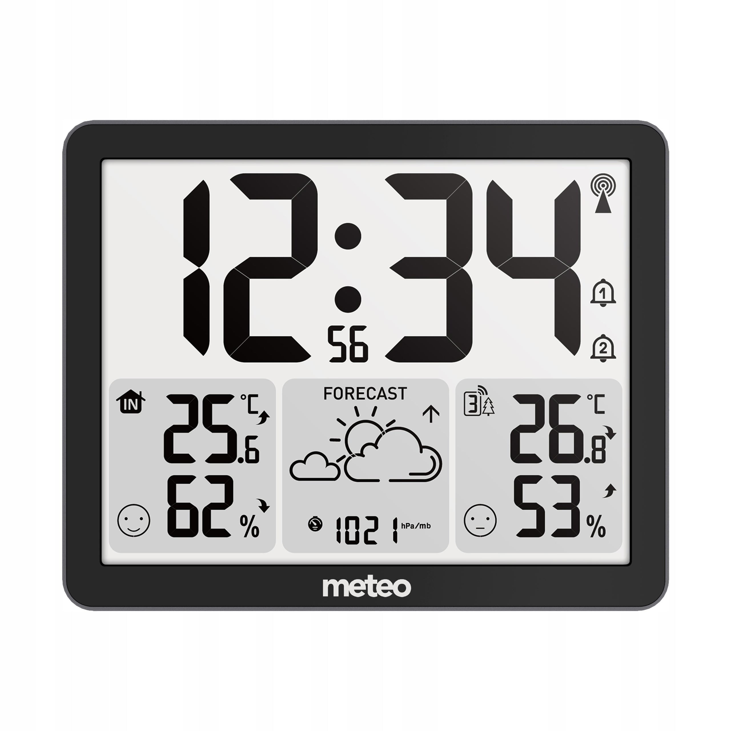 WEATHER STATION METEO SP201 WITH WEATHER SCREEN LCD WIRELESS SENSOR Packaging status original