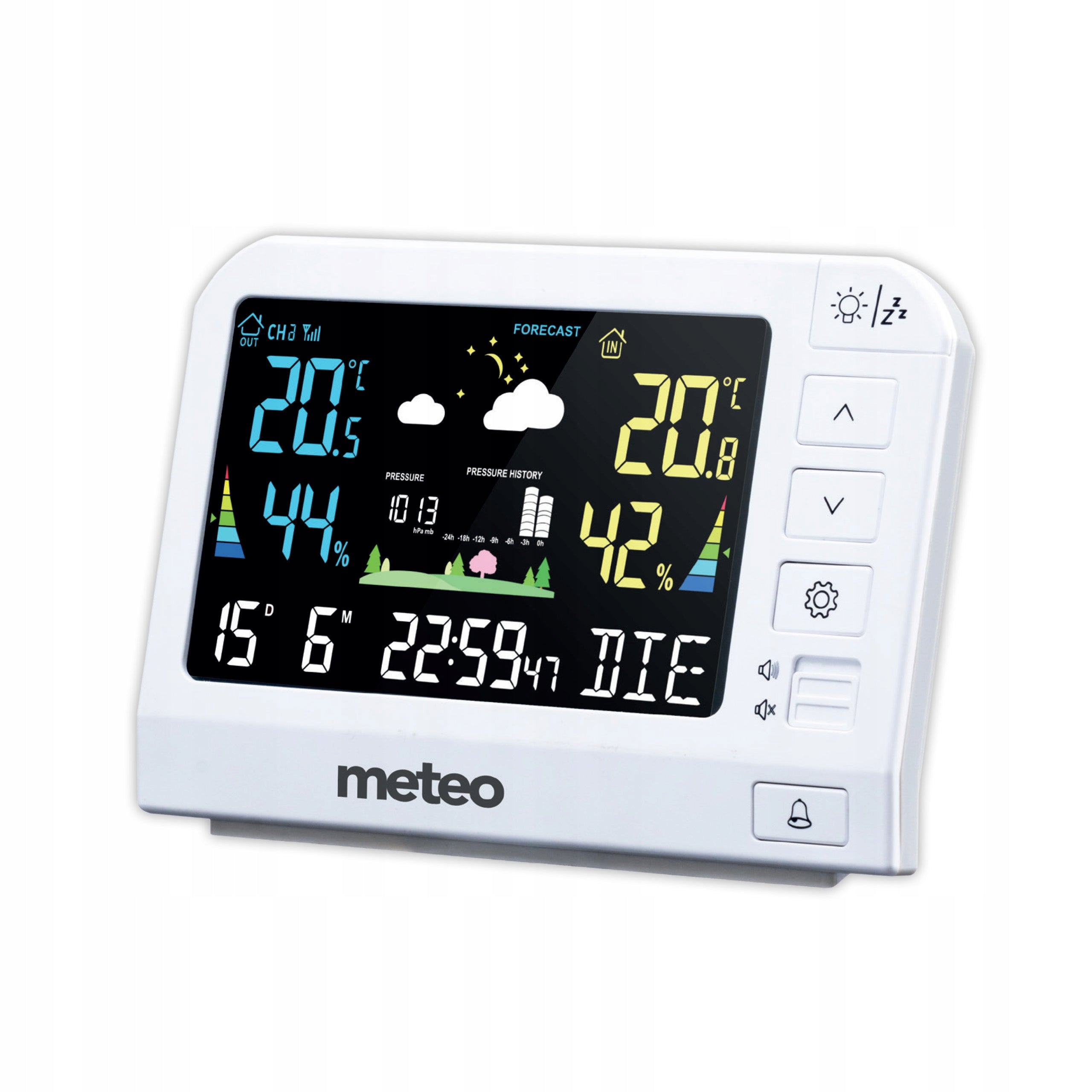 WEATHER STATION METEO SP205 WEATHER HYGROMETER EXTERNAL SENSOR DCF EAN (GTIN) 5907265029553